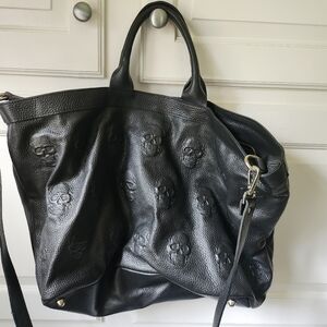 Iopelle Italia leather skull bag